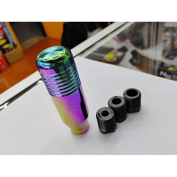 🌟Oferta especial 🌟  Pomo Perilla de cambio universal metalico 8.5cm tornasol 7