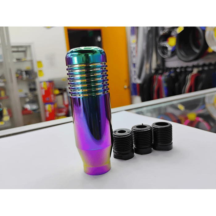 🌟Oferta especial 🌟  Pomo Perilla de cambio universal metalico 8.5cm tornasol 12