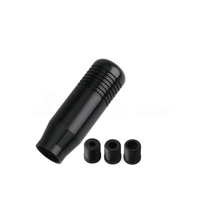 🌟Oferta especial 🌟  Pomo Perilla de cambio universal metalico 8.5cm Sparco negro 2