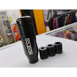 🌟Oferta especial 🌟  Pomo Perilla de cambio universal metalico 8.5cm Sparco negro