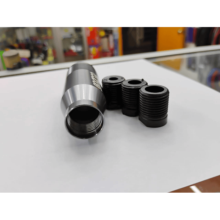 🌟Oferta especial 🌟  Pomo Perilla de cambio universal metalico 8.5cm Sparco gris grafito 11