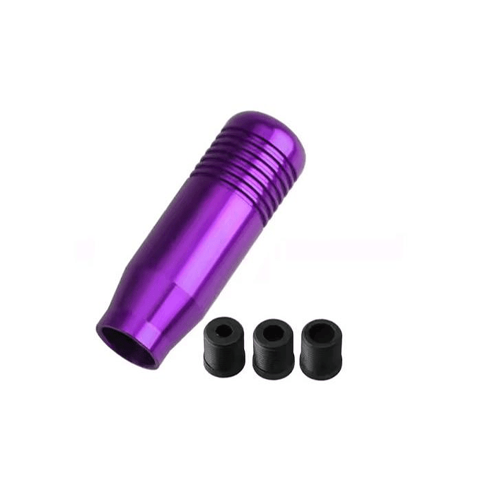 🌟Oferta especial 🌟  Pomo Perilla de cambio universal metalico 8.5cm Sparco Morado/purpura   2