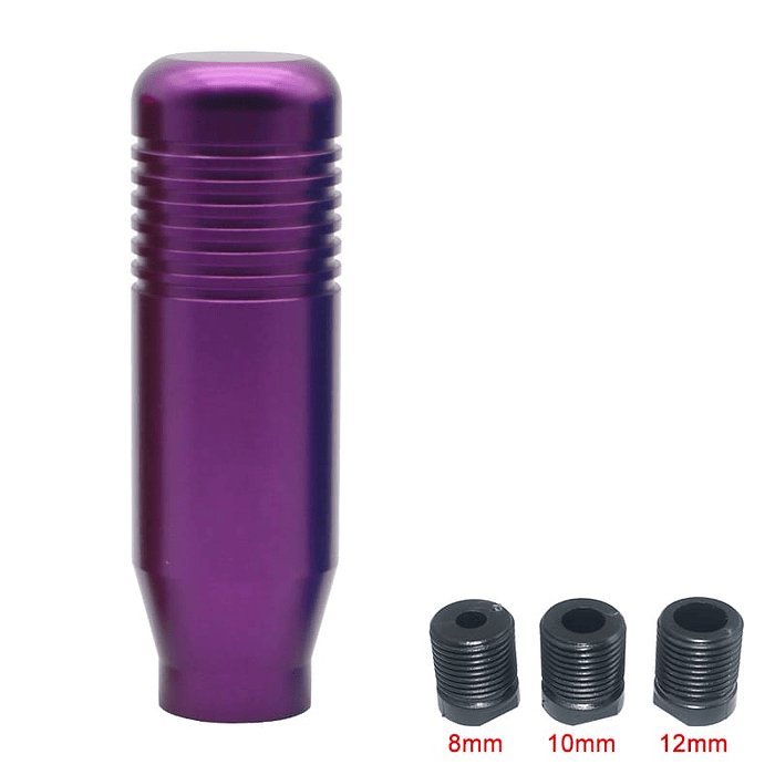 🌟Oferta especial 🌟  Pomo Perilla de cambio universal metalico 8.5cm Sparco Morado/purpura   3