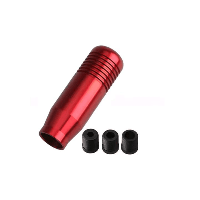 🌟Oferta especial 🌟  Pomo Perilla de cambio universal metalico 8.5cm Sparco Rojo 2