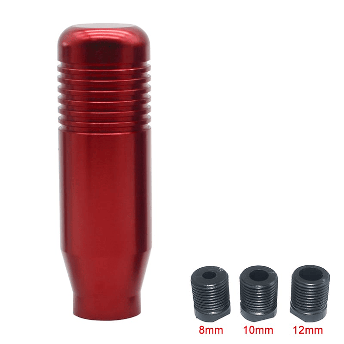 🌟Oferta especial 🌟  Pomo Perilla de cambio universal metalico 8.5cm Sparco Rojo 8