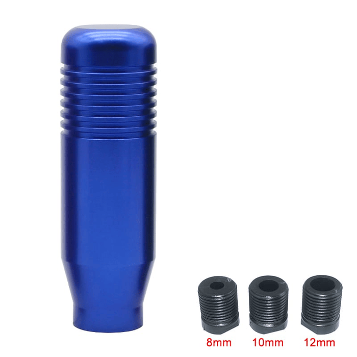 🌟Oferta especial 🌟  Pomo Perilla de cambio universal metalico 8.5cm Sparco azul  2