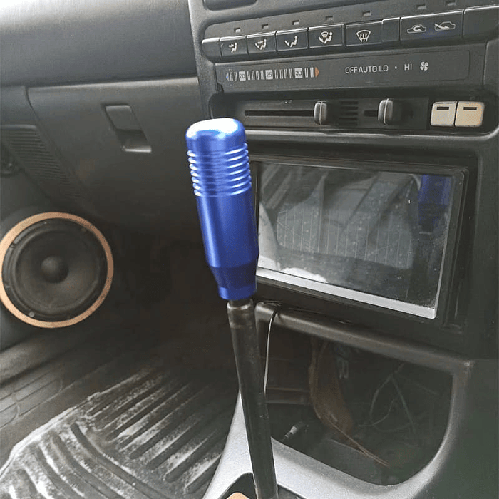 🌟Oferta especial 🌟  Pomo Perilla de cambio universal metalico 8.5cm Sparco azul  4