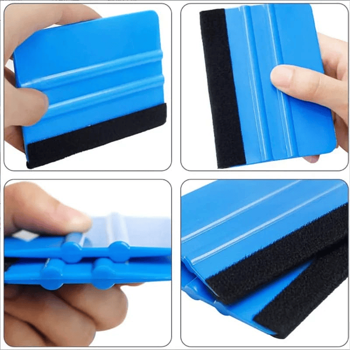 X3 Espátula squeegee con fieltro para vinilo y polarizado y wrap  2
