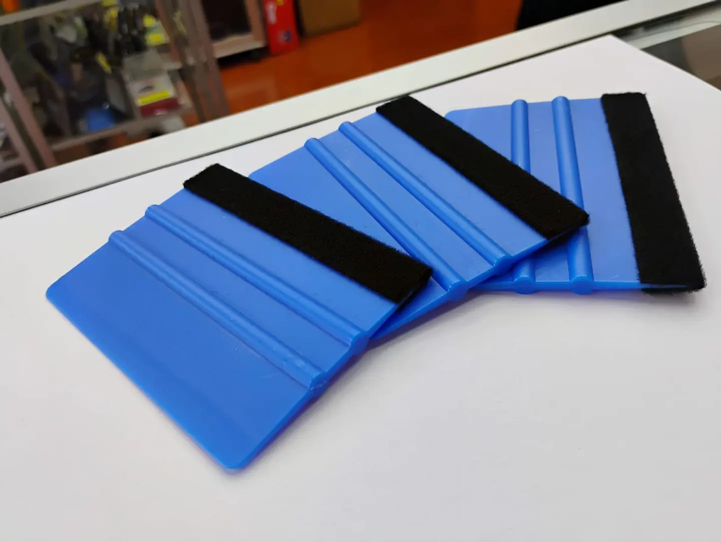 X3 Espátula squeegee con fieltro para vinilo y polarizado y wrap 4