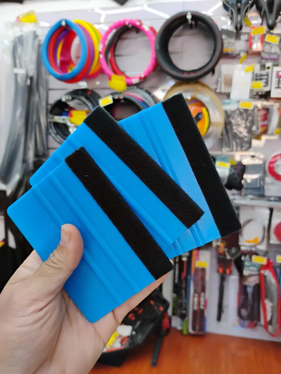 X3 Espátula squeegee con fieltro para vinilo y polarizado y wrap 8