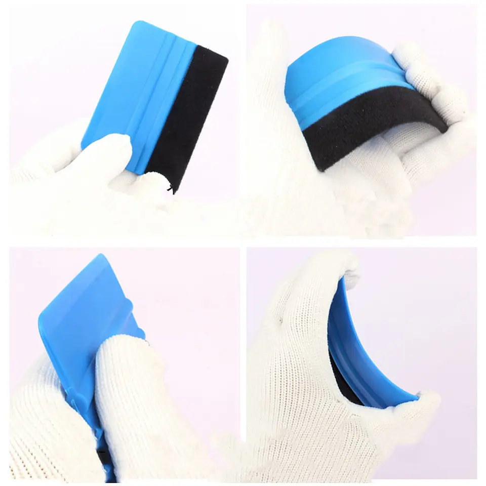 X5 Espátula squeegee con fieltro para vinilo y polarizado y wrap 5