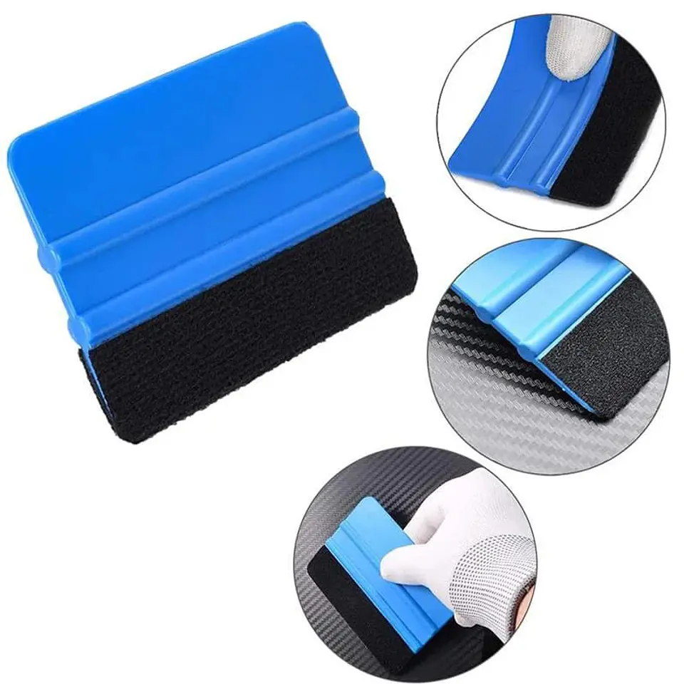 X5 Espátula squeegee con fieltro para vinilo y polarizado y wrap 12