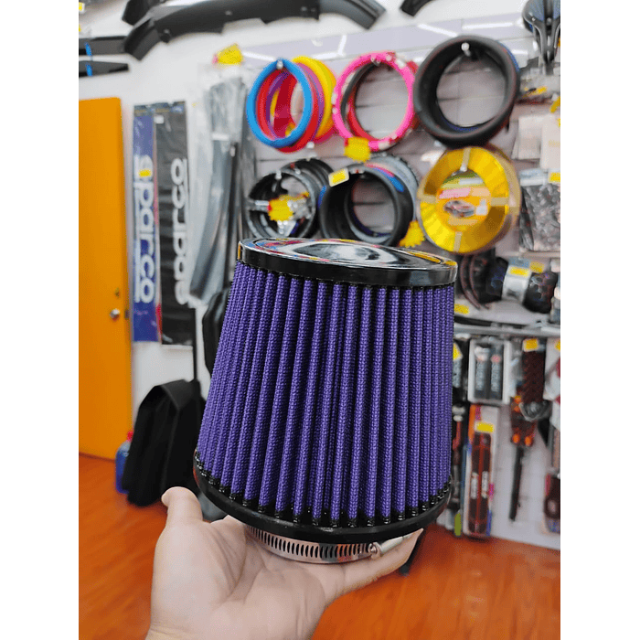*Filtro de aire de inducción cónico universal Morado* 4