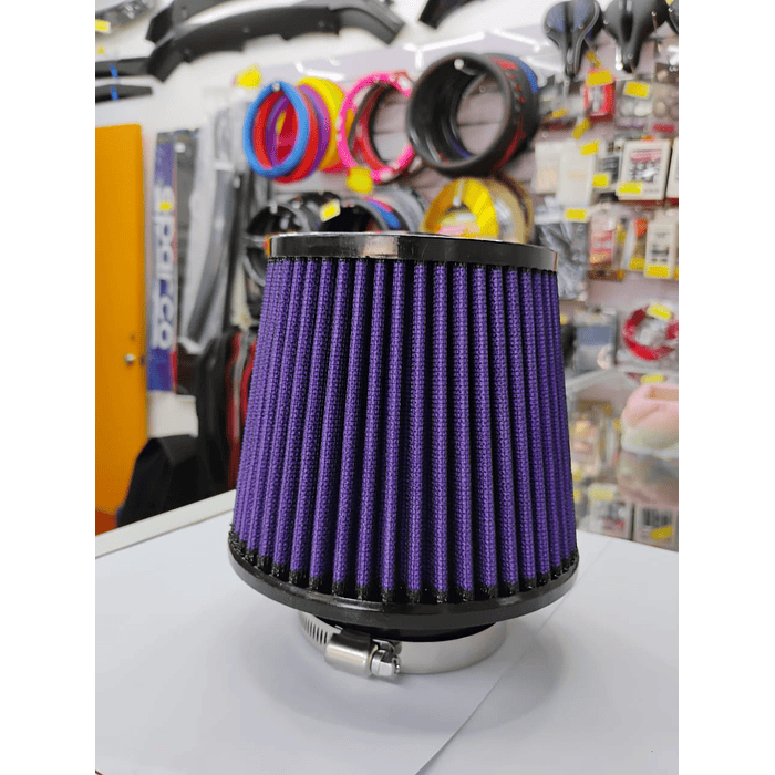 *Filtro de aire de inducción cónico universal Morado* 6