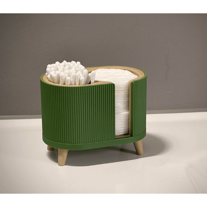 ✨ Organizador para Discos de Algodón y Cotones ✨ medidas 9.3cm x 12.1cm x 7.8cm 2