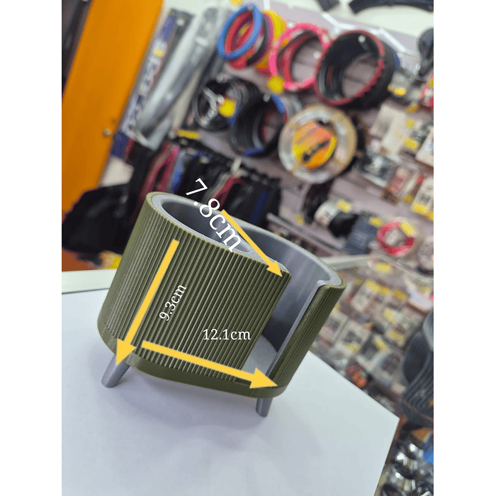 ✨ Organizador para Discos de Algodón y Cotones ✨ medidas 9.3cm x 12.1cm x 7.8cm 3