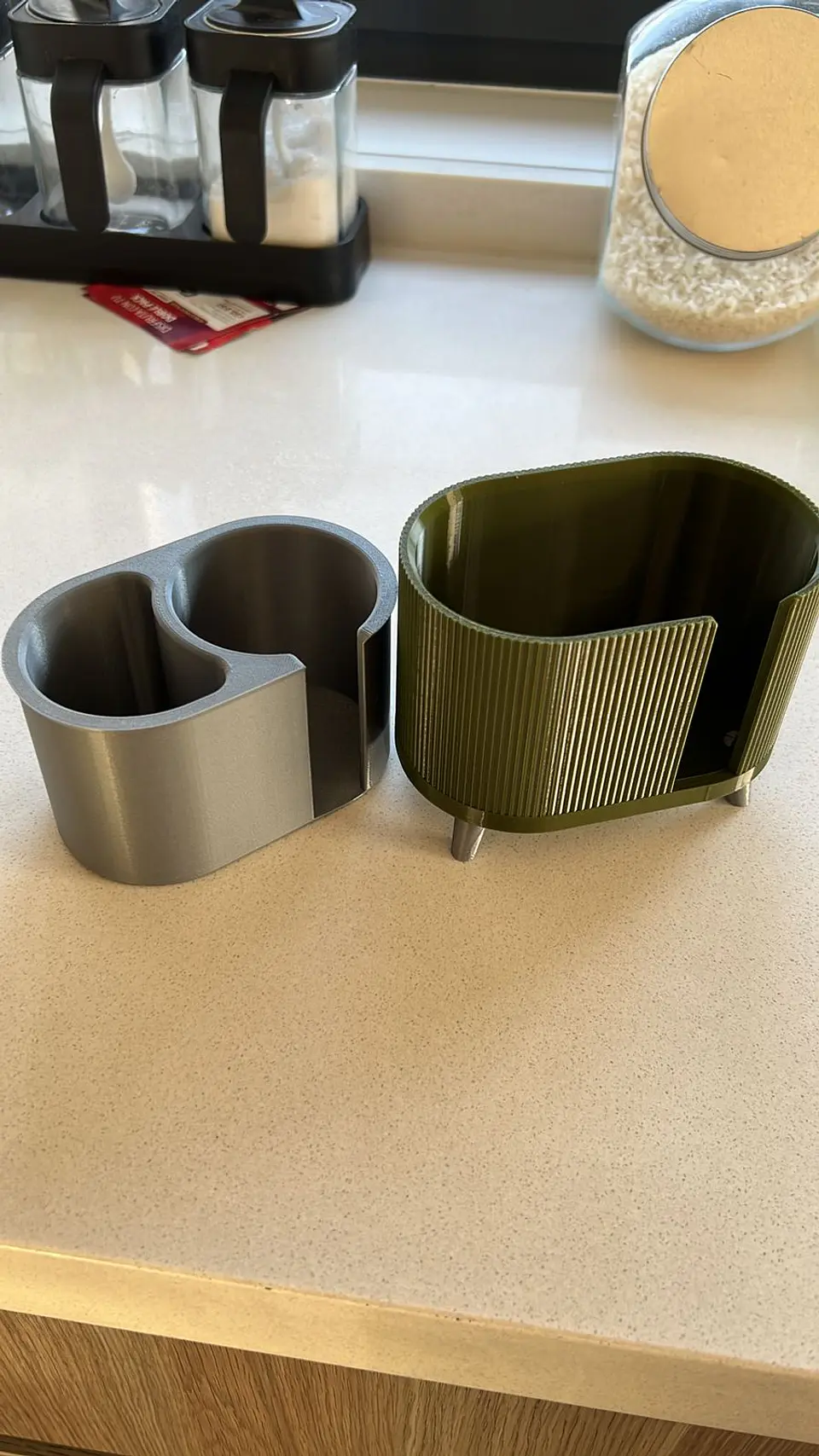 Organizador para Discos de Algodón y Cotones medidas 9.3cm x 12.1cm x 15
