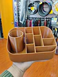 Organizador de escritorio o maquillaje con un acanalado moderno - thumbnail 2