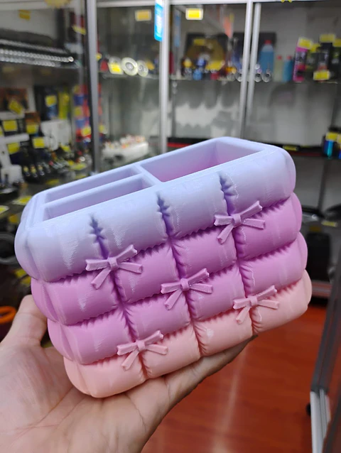 Organizador de Brochas Maquillaje Coquette Acolchado medidas