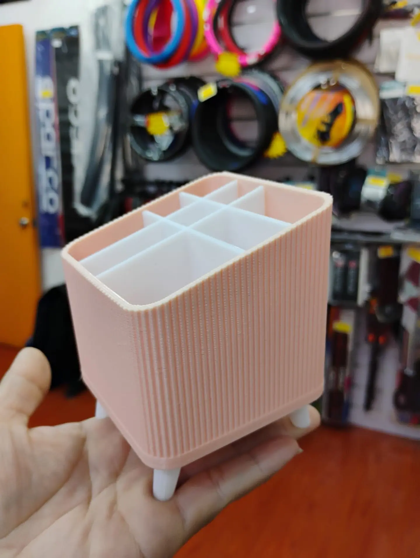 Organizador de maquillaje para cosméticos y brochas medidas 8.1cm 5