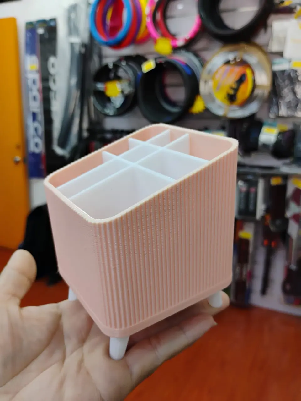 Organizador de maquillaje para cosméticos y brochas medidas 8.1cm 5