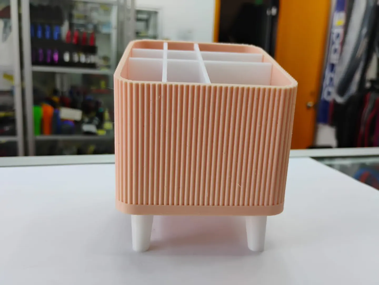 Organizador de maquillaje para cosméticos y brochas medidas 8.1cm 9