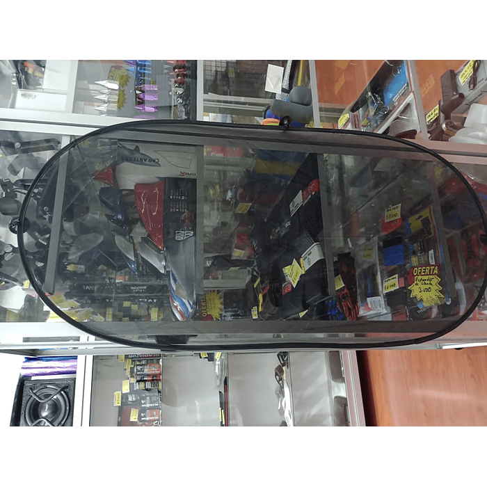 Cortina parasol plegable para ventana trasera Medidas: 100 cm x 50 cm 5