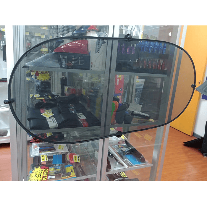 Cortina parasol plegable para ventana trasera Medidas: 100 cm x 50 cm 12