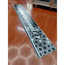  Stickers, estiquetas, Pegatina para parabrisas delantero de autos, pegatina con logotipo de Chevrolet color disponible: Negro medidas 130 x 20cm 