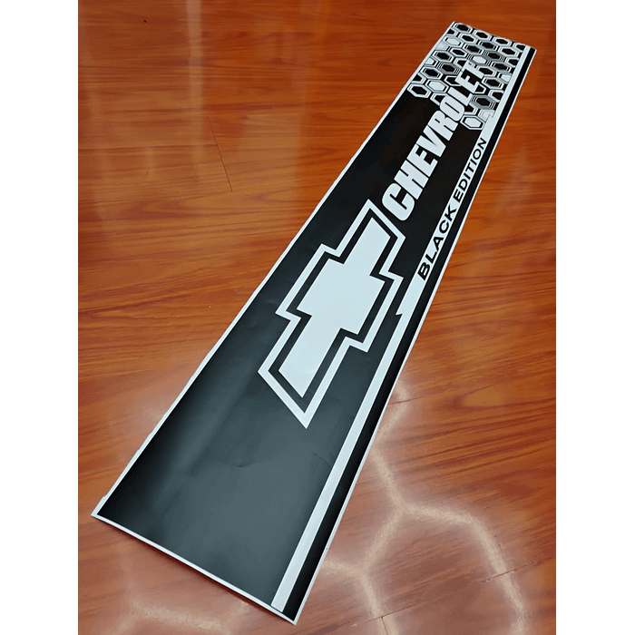  Stickers, estiquetas, Pegatina para parabrisas delantero de autos, pegatina con logotipo de Chevrolet color disponible: Negro medidas 130 x 20cm  4