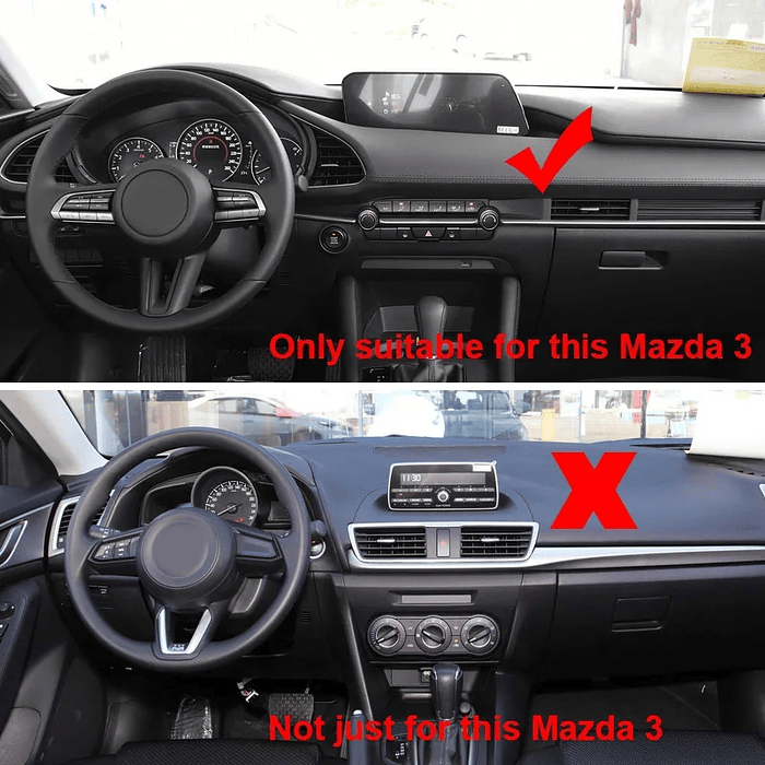 visor parasol de pantalla Mazda 3 2019-2024 antirreflejo  2