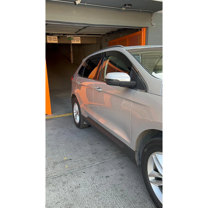 Bota Aguas de Acrílico 2mm plano Negro Brillante a Medida para Ford edge 2015 a 2019  2