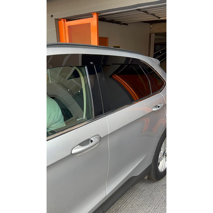 Bota Aguas de Acrílico 2mm plano Negro Brillante a Medida para Ford edge 2015 a 2019  3