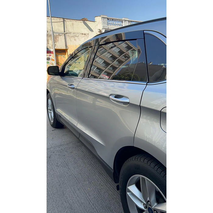 Bota Aguas de Acrílico 2mm plano Negro Brillante a Medida para Ford edge 2015 a 2019  5