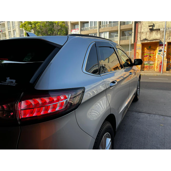 Bota Aguas de Acrílico 2mm plano Negro Brillante a Medida para Ford edge 2015 a 2019  9