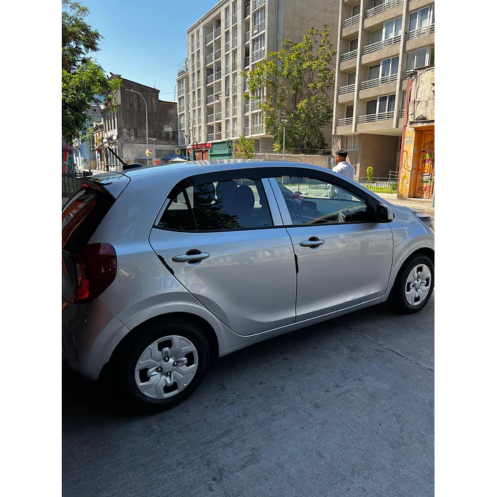 Bota Aguas de Acrílico 2mm plano Negro Brillante a Medida para kia morning del 2017 al 2025 6