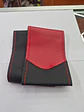 Forro volante hilo carbono rojo cuero mate - Miniatura 3
