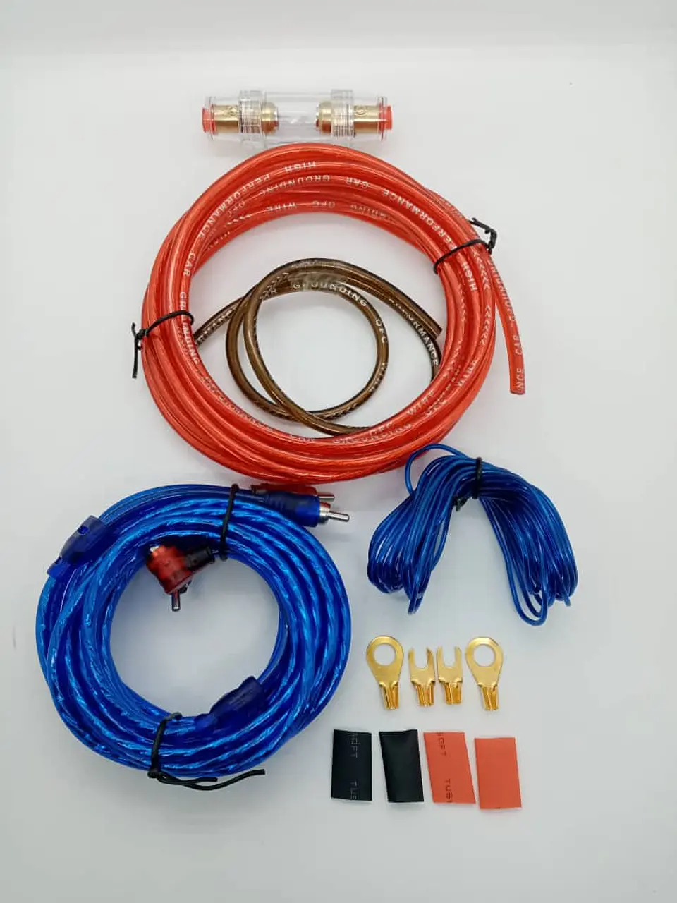 Kit cables de sonido auto amplificación 8GA Y3200 2