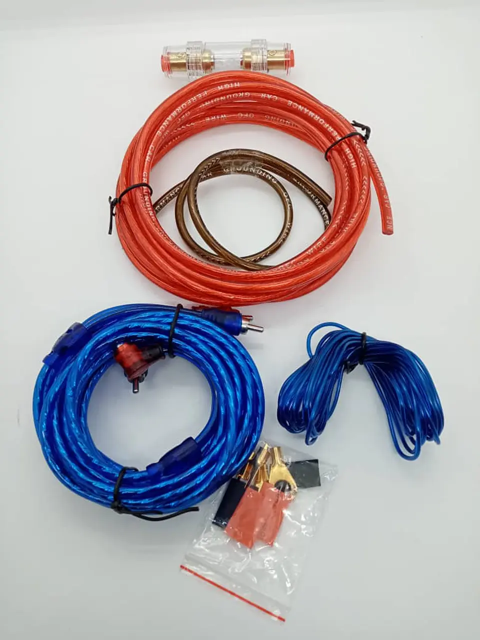 Kit cables de sonido auto amplificación 8GA Y3200 3