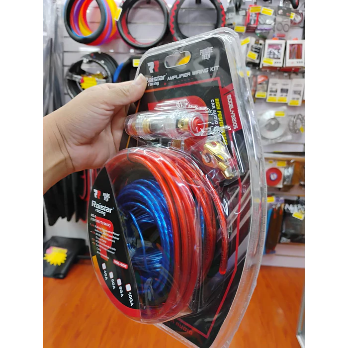 Kit de cables de amplificación para auto, Modelo Premium Número 8GA 8