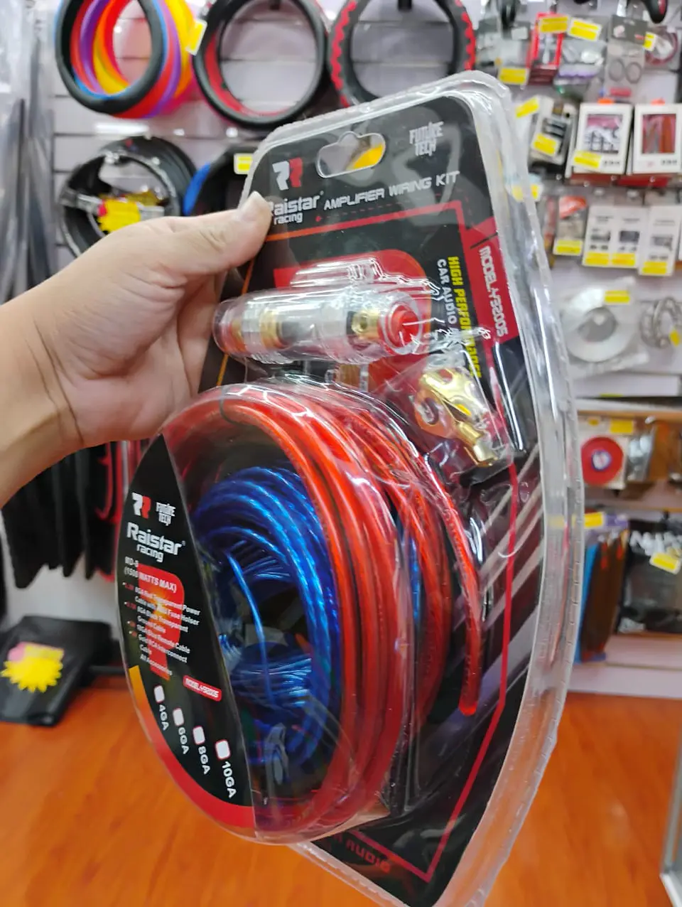 Kit cables de sonido auto amplificación 8GA Y3200 8