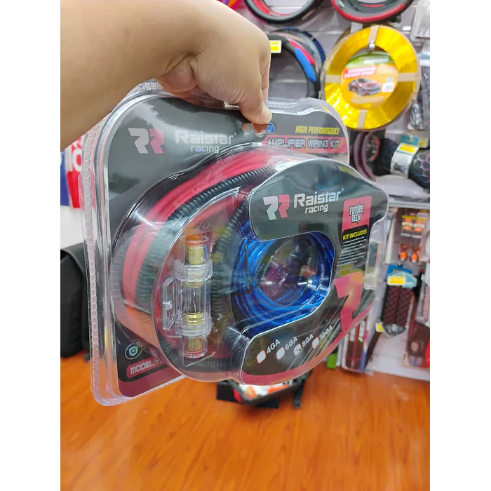 Kit de cables de amplificación para auto, Modelo Premium Número 8GA 2