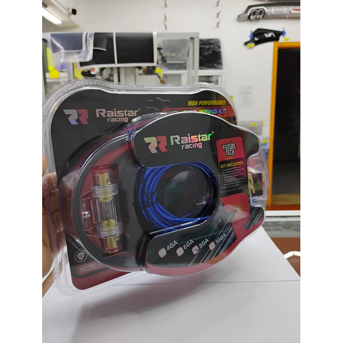 Kit de cables de amplificación para auto, Modelo Premium Número 8GA 3