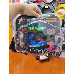 Kit de cables de amplificación para auto, Modelo Premium Número 8GA