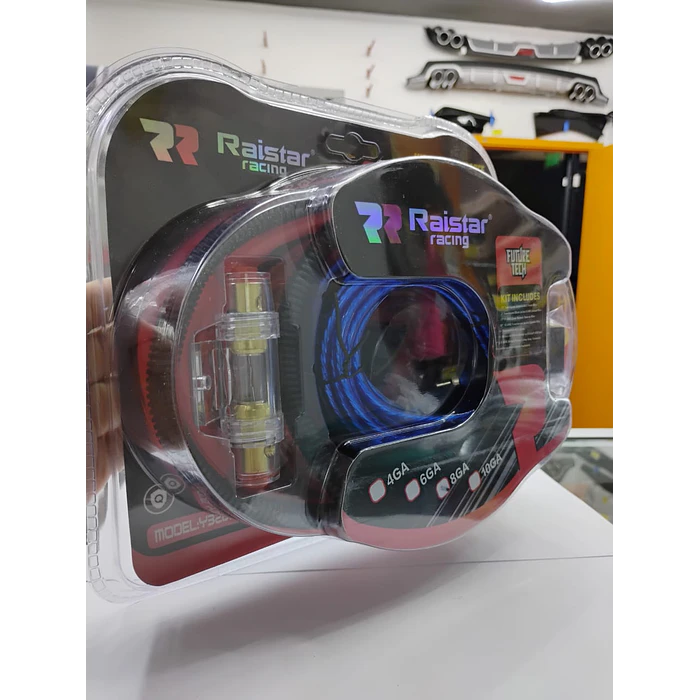 Kit de cables de amplificación para auto, Modelo Premium Número 8GA 5