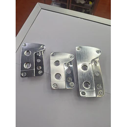 Set Cubre Pedales Deportivo 3 Piezas todo cromado