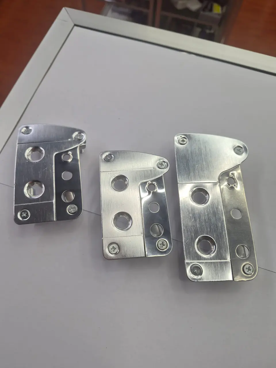 Set Cubre Pedales Deportivo 3 Piezas todo cromado 1