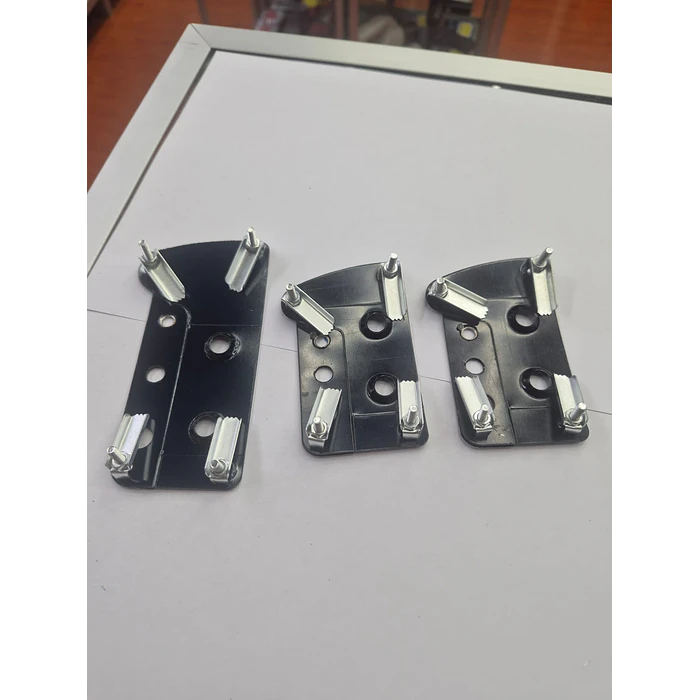 Set Cubre Pedales Deportivo 3 Piezas negro con cromado  2