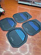 Set de alfombras pisos tapetes tipo bandeja negro con azul - thumbnail 8