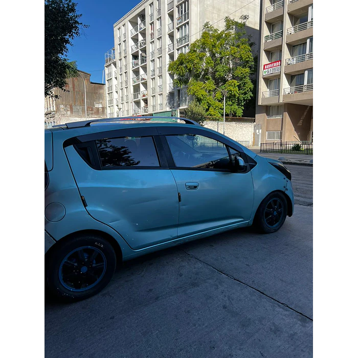 Bota Aguas de Acrílico 2mm plano Negro Brillante a Medida para Chervrolet Spark GT 2010 a 2016 9